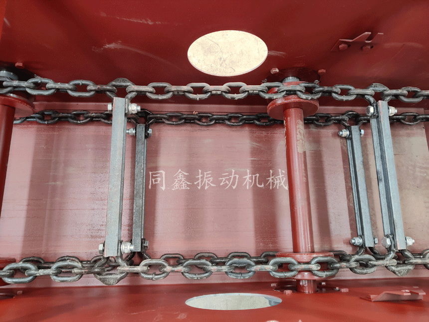 皮帶刮板輸送機，密封型雙層輸送機內部展示